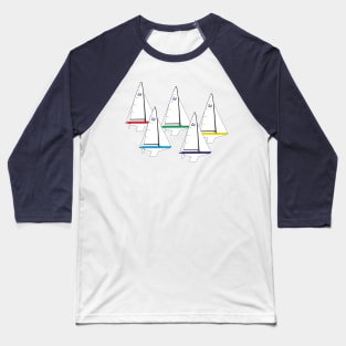 US 2.4 Meter Racing Sailboats Racing Baseball T-Shirt